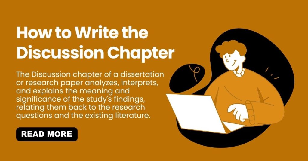 Discussion chapter of a dissertation