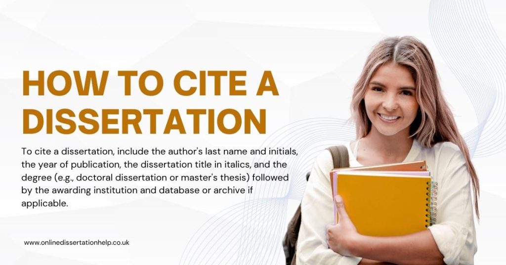 Guide on How to Cite a Dissertation