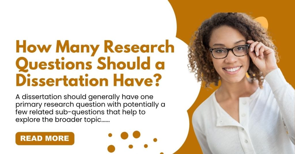 Research Questions Should a Dissertation Have