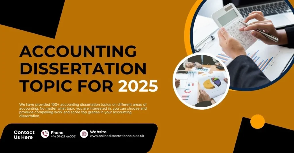 Accounting Dissertation Topic for 2025