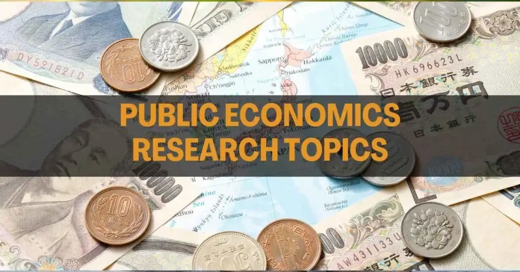 Public Economics Research Topics