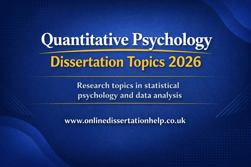 Quantitative psychology dissertation topics