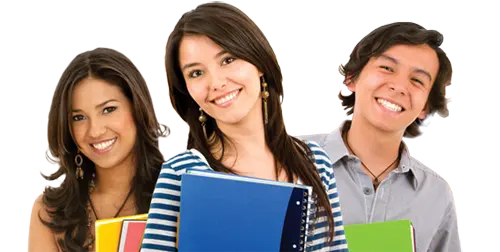 Students discussing dissertation